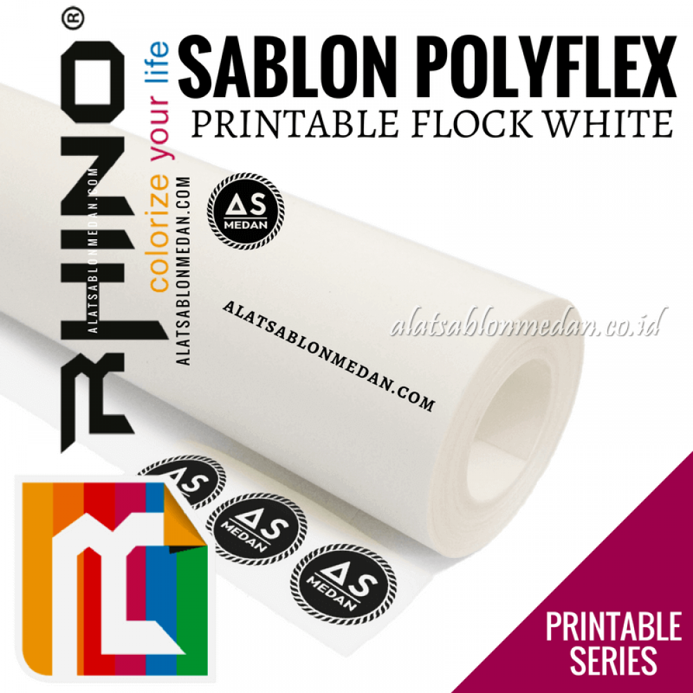 Polyflex Printable Flock White